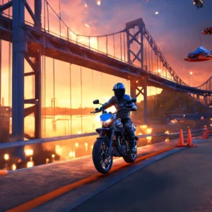 Superhero Motor Bike Racing Games